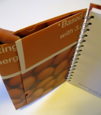 Close up of storage pockets built into the origami design.